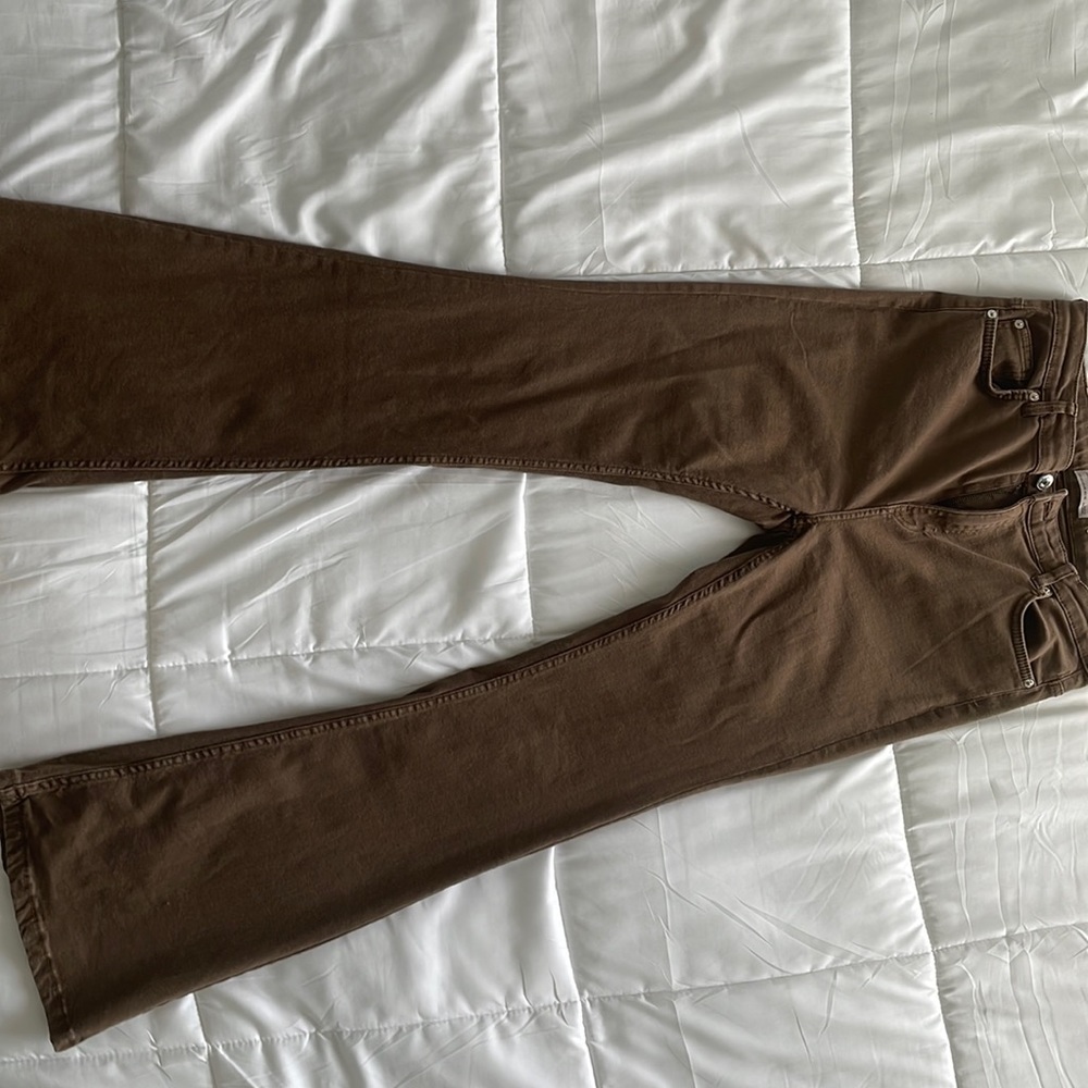 Bershka Brown Flares - Picture 2 of 3